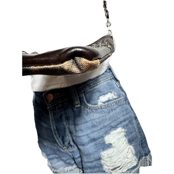 Rhinestone Camo Studded Cross Purse Chain Strap Rustic Coutures Cowgirl - Picture 6 of 14